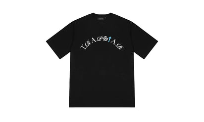 Koszulka Trapstar Script Black/Teal