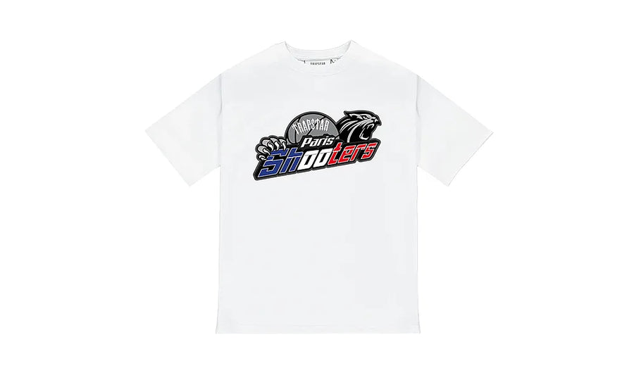 Koszulka Trapstar Shooters Paris White