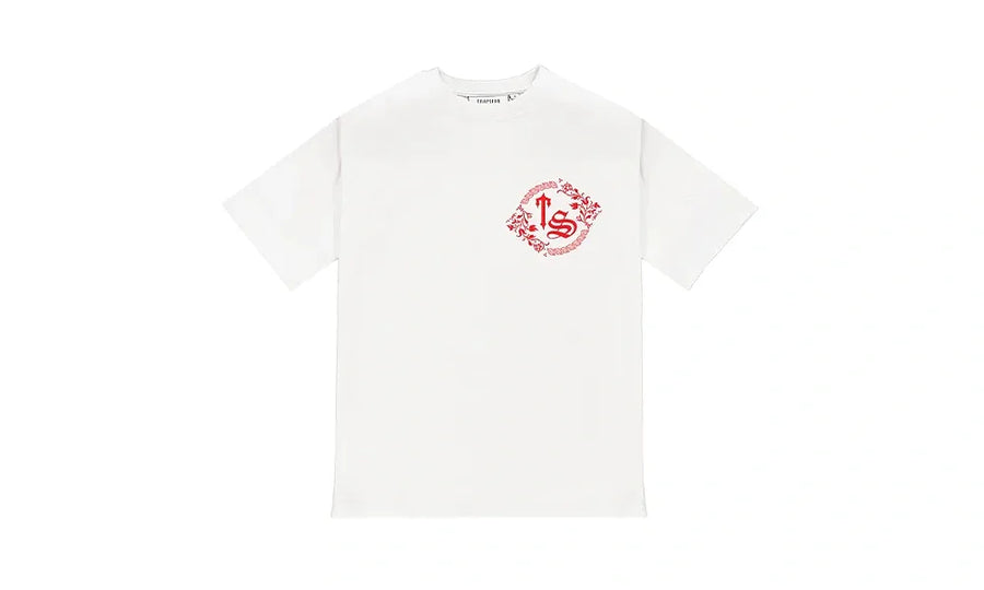 Koszulka Trapstar TS Varsity White/Red