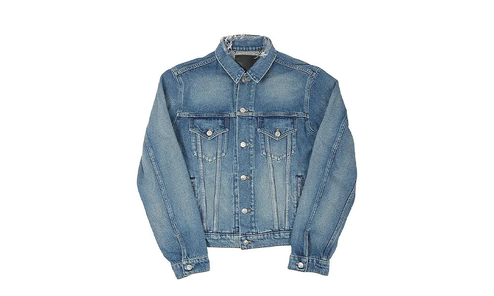 Kurtka Balenciaga Denim Campaign Trucker Blue