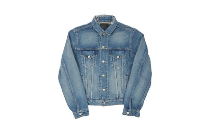 Kurtka Balenciaga Denim Campaign Trucker Blue