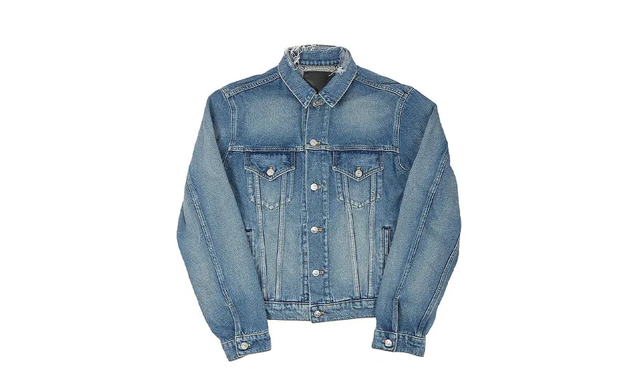Kurtka Balenciaga Denim Campaign Trucker Blue