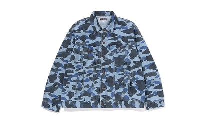 Kurtka BAPE Color Camo Denim Light Indigo