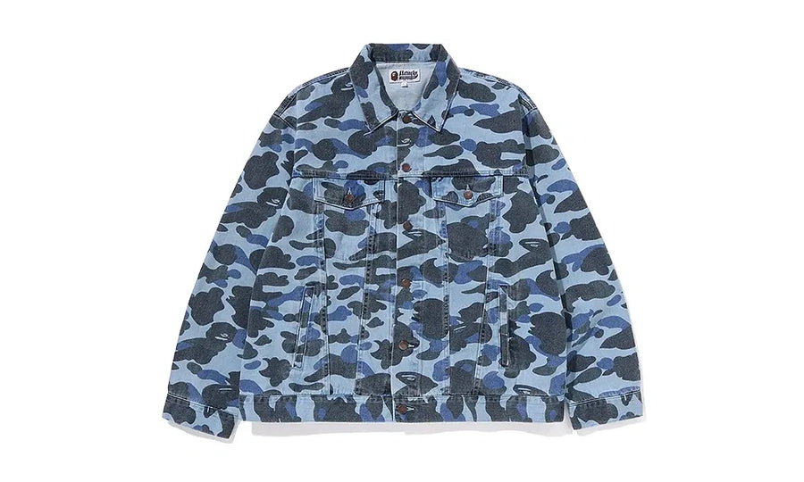 Kurtka BAPE Color Camo Denim Light Indigo