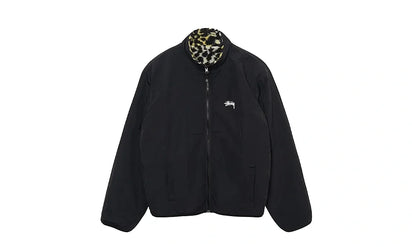 Kurtka Stussy Sherpa Reversible Yellow Leopard - zdjęcie 2