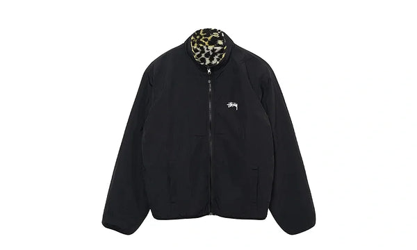Kurtka Stussy Sherpa Reversible Yellow Leopard - Kurtka Stussy Sherpa Reversible Yellow Leopard - zdjęcie 2