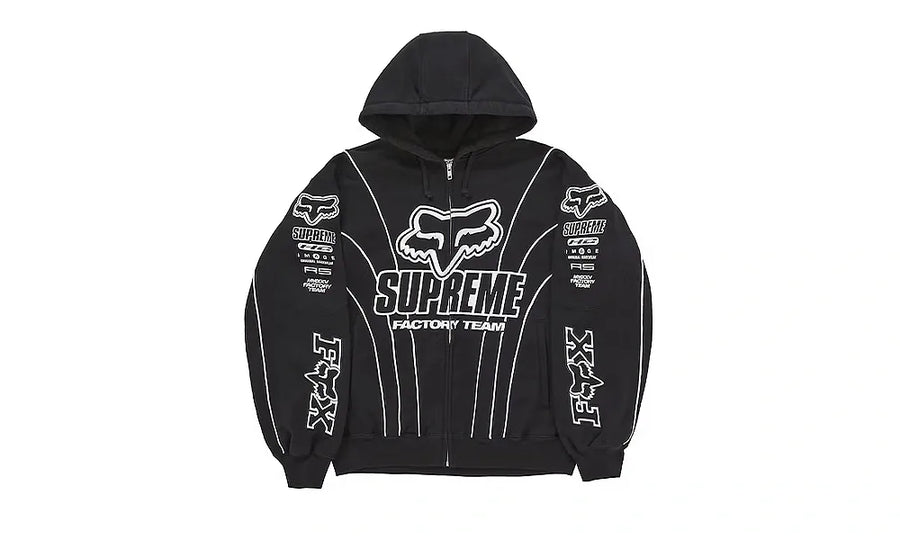 Kurtka Supreme Fox Racing Zip Up Hooded Sweatshirt Black