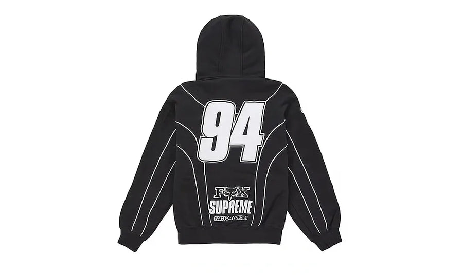 Kurtka Supreme Fox Racing Zip Up Hooded Sweatshirt Black - zdjęcie 2