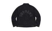 Kurtka Supreme Hole Punch Denim Trucker Black