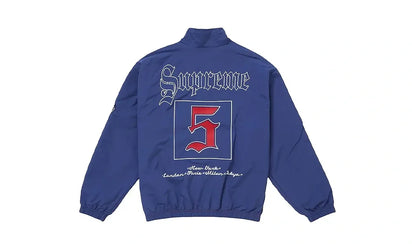 Kurtka Supreme Old English Track Light Navy - zdjęcie 2