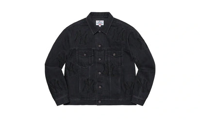 Kurtka Supreme x New York Yankees Denim Trucker Washed Black