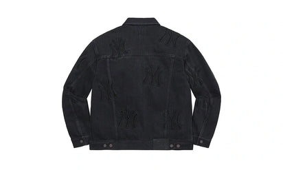Kurtka Supreme x New York Yankees Denim Trucker Washed Black - zdjęcie 2