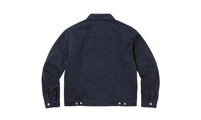 Kurtka Supreme x Stone Island Denim Trucker Black - zdjęcie 2