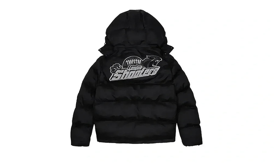 Kurtka Trapstar Shooters Hooded Puffer Black Reflective