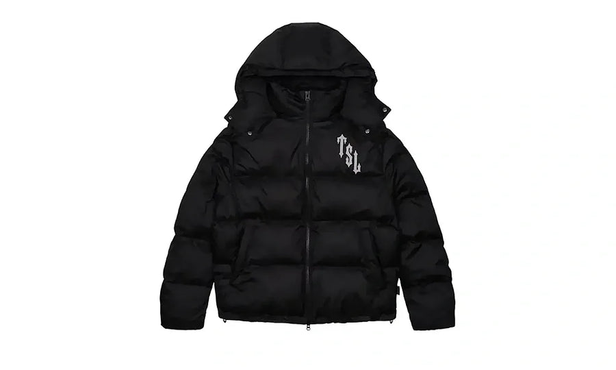 Kurtka Trapstar Shooters Hooded Puffer Black Reflective - zdjęcie 2
