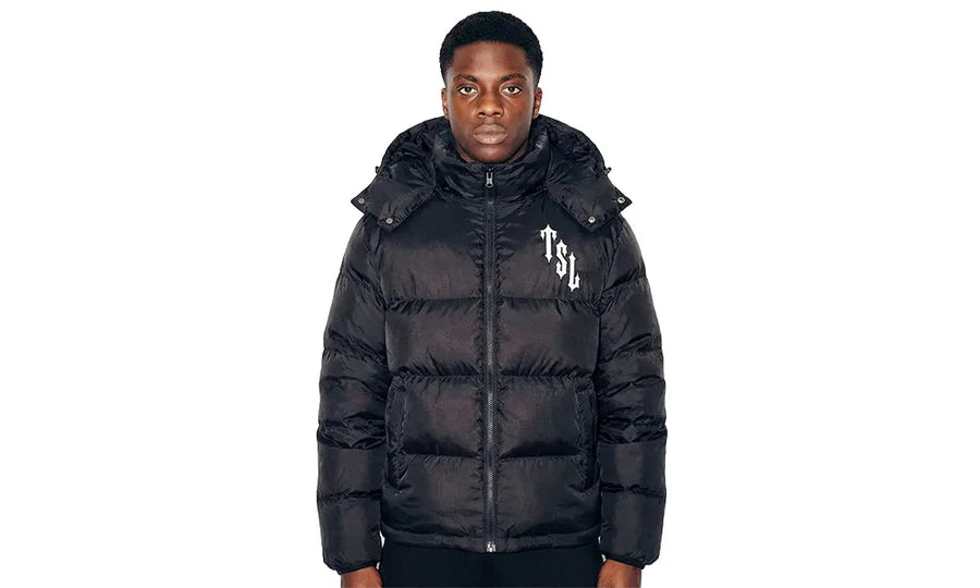Kurtka Trapstar Shooters Hooded Puffer Black Reflective - zdjęcie 4