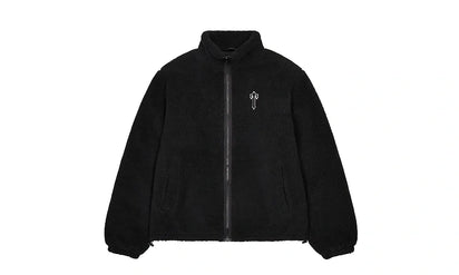 Kurtka Z Futerkiem Trapstar Foundation Borg Jacket – Black