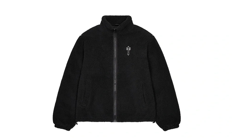 Kurtka Z Futerkiem Trapstar Foundation Borg Jacket – Black