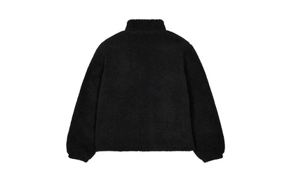 Kurtka Z Futerkiem Trapstar Foundation Borg Jacket – Black - zdjęcie 2