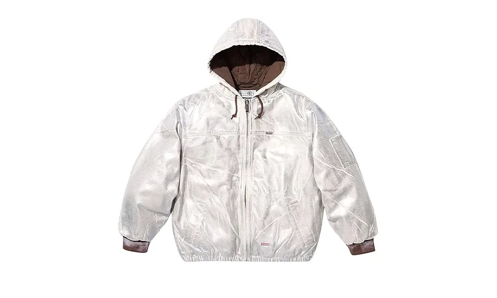 Kurtka Zimowa Supreme MM6 Maison Margiela Foil Hooded Work Natural