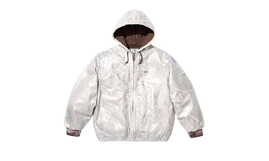 Kurtka Zimowa Supreme MM6 Maison Margiela Foil Hooded Work Natural