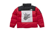 Kurtka Zimowa Supreme The North Face Nuptse Red - zdjęcie 2