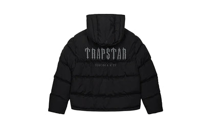 Kurtka Zimowa Trapstar Decoded 2.0 Hooded Puffer Black - zdjęcie 3