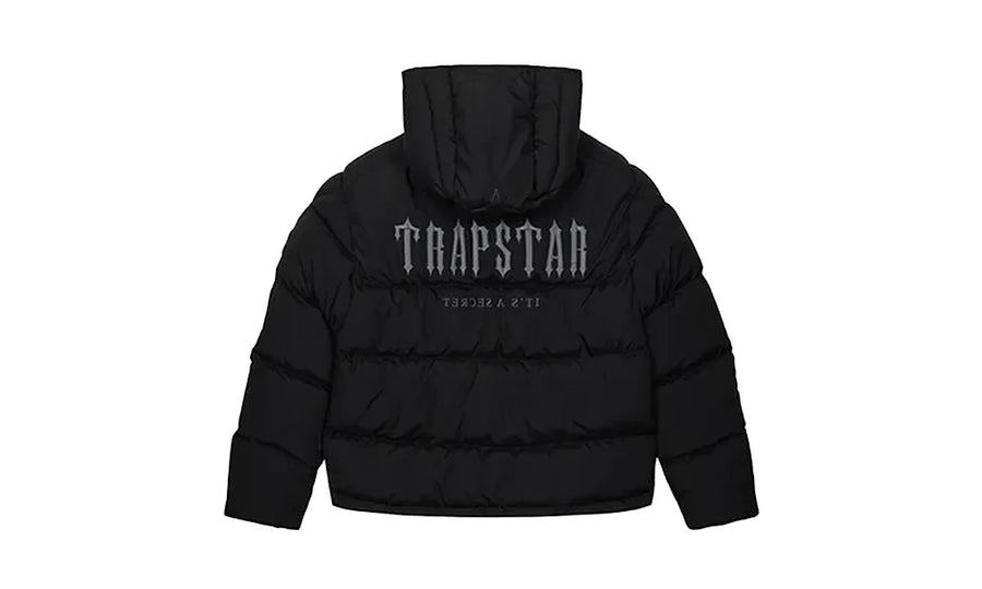 Kurtka Zimowa Trapstar Decoded 2.0 Hooded Puffer Black - zdjęcie 3