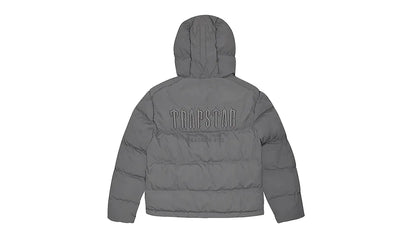 Kurtka Zimowa Trapstar Decoded 2.0 Hooded Puffer Grey