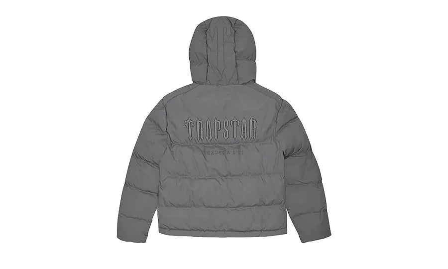 Kurtka Zimowa Trapstar Decoded 2.0 Hooded Puffer Grey