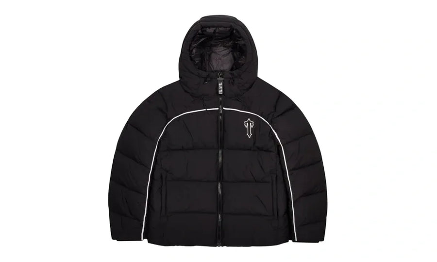 Kurtka Zimowa Trapstar Irongate Arch Pipping Puffer Black - zdjęcie 2