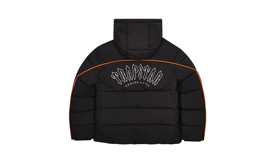 Kurtka Zimowa Trapstar Irongate Arch Pipping Puffer Black/Orange