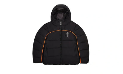 Kurtka Zimowa Trapstar Irongate Arch Pipping Puffer Black/Orange - zdjęcie 2