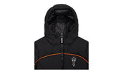 Kurtka Zimowa Trapstar Irongate Arch Pipping Puffer Black/Orange - zdjęcie 4