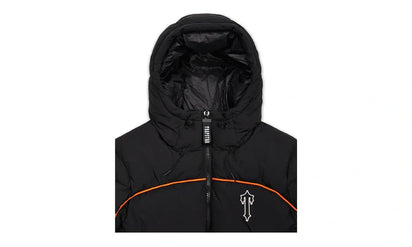 Kurtka Zimowa Trapstar Irongate Arch Pipping Puffer Black/Orange - zdjęcie 4