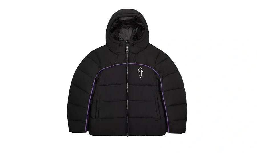 Kurtka Zimowa Trapstar Irongate Arch Pipping Puffer Black/Purple
