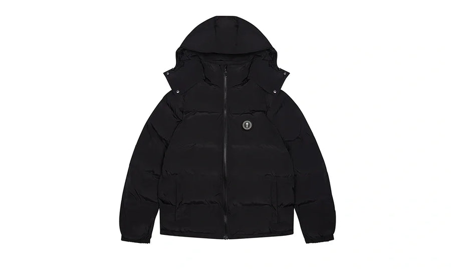 Kurtka Zimowa Trapstar Irongate Detachable Hooded Puffer Jacket – Black - zdjęcie 3