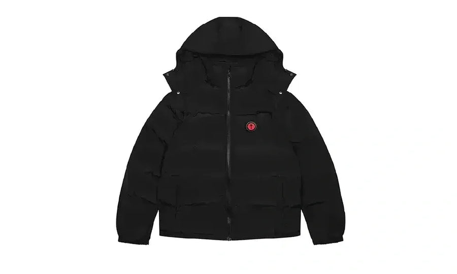 Kurtka Zimowa Trapstar Irongate Detachable Hooded Puffer Jacket Black Infrared - zdjęcie 2