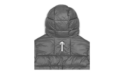 Kurtka Zimowa Trapstar It’s Secret Hooded Puffer – Grey - zdjęcie 4