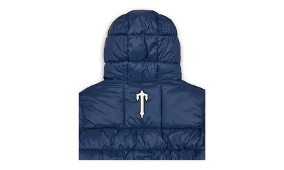 Kurtka Zimowa Trapstar It’s Secret Hooded Puffer – Navy Blue - zdjęcie 3