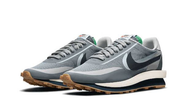 LD Waffle Sacai Clot Cool Grey - Kup oryginalne LD Waffle Sacai Clot Cool Grey - widok z drugiego boku - Sneakersy