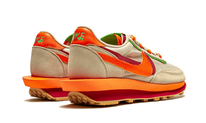 Buty Sacai LD Waffle Sacai Clot Net Orange Blaze - widok z przodu - Rozmiary EU