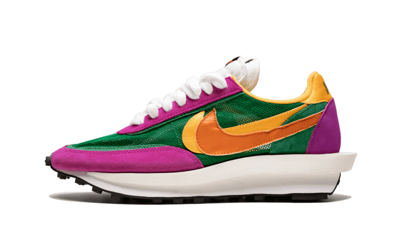 Sacai LD Waffle Sacai Pine Green Del Sol zielono-czarny - widok główny z boku | Saturaise.com