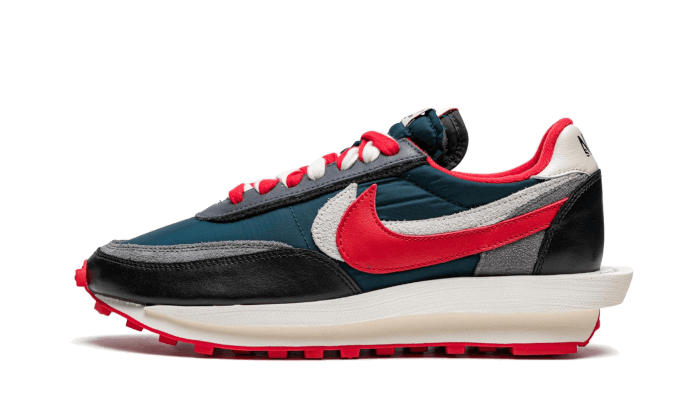 Sacai LD Waffle Sacai Undercover Midnight Spruce University Red multi-color - widok główny z boku | Saturaise.com