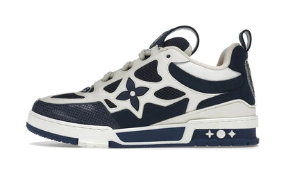 Louis Vuitton Louis Vuitton LV Skate Sneaker Marine White biały-granatowy - widok główny z boku | Saturaise.com