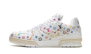 Louis Vuitton LV Trainer Takashi Murakami White