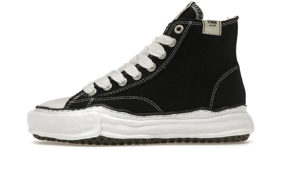 Maison Mihara Yasuhiro Maison Mihara Yasuhiro Peterson OG Sole Canvas High Black czarny-biały - widok główny z boku | Saturai