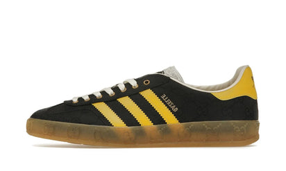 Adidas Gazelle Gucci Black GG Monogram czarny - widok główny z boku | Saturaise.com