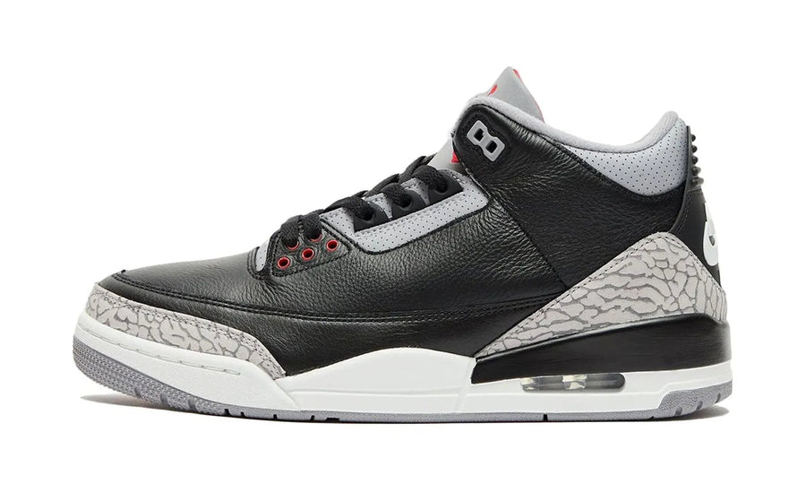 Air Jordan Air Jordan 3 Retro Black Cement Reimagined szaro-czarny - widok główny z boku | Saturaise.com