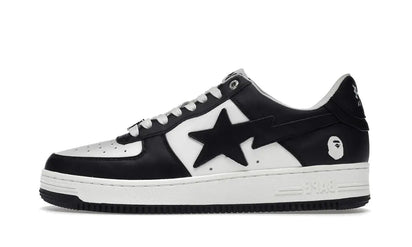 Bape Bape Sta White Black (2022) czarny-biały - widok główny z boku | Saturaise.com